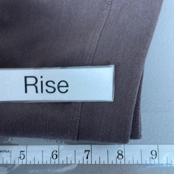 Eileen Fisher Pants Women's XS Extra Small Brown Straight Leg Stretch - Picture 10 of 11